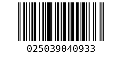 Barcode 025039040933
