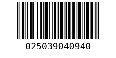 Barcode 025039040940