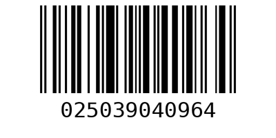 Barcode 025039040964