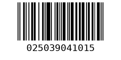 Barcode 025039041015