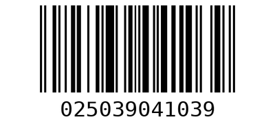 Barcode 025039041039