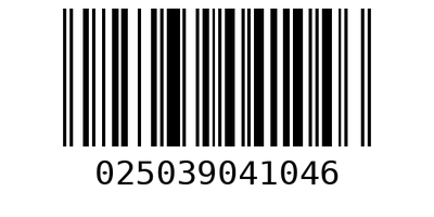 Barcode 025039041046