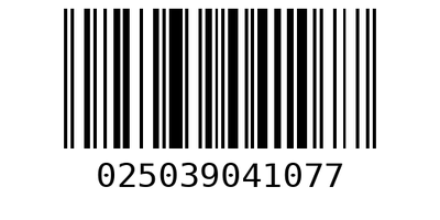 Barcode 025039041077