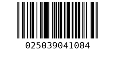 Barcode 025039041084