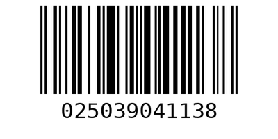 Barcode 025039041138