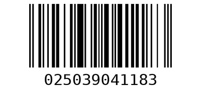 Barcode 025039041183