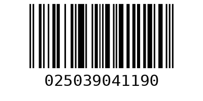 Barcode 025039041190