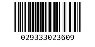 Barcode 029333023609