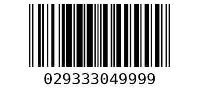 Barcode 029333049999