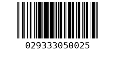 Barcode 029333050025