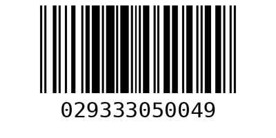 Barcode 029333050049