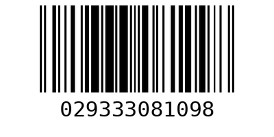 Barcode 029333081098