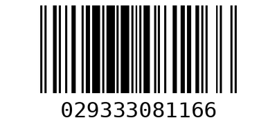 Barcode 029333081166