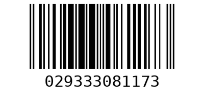Barcode 029333081173