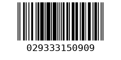 Barcode 029333150909