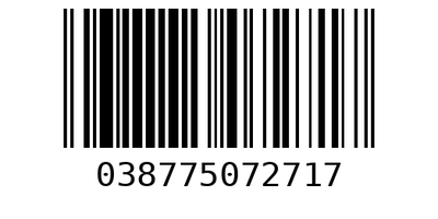 Barcode 038775072717