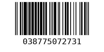 Barcode 038775072731