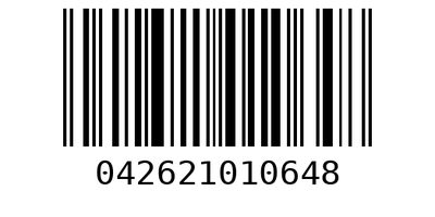 Barcode 042621010648