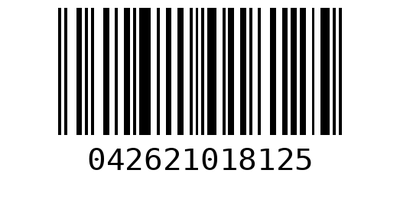 Barcode 042621018125