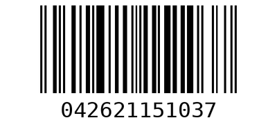 Barcode 042621151037