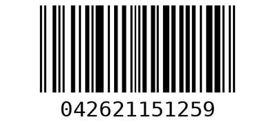 Barcode 042621151259