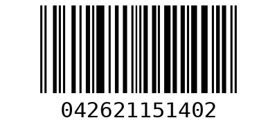 Barcode 042621151402