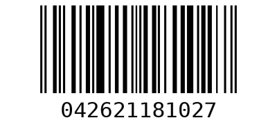 Barcode 042621181027