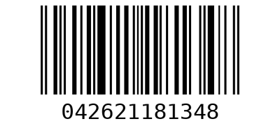 Barcode 042621181348