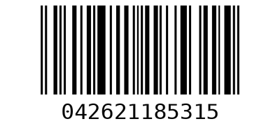 Barcode 042621185315