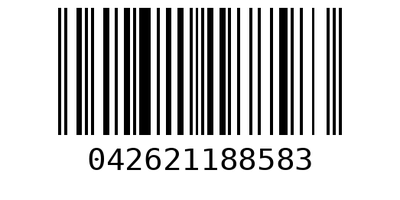 Barcode 042621188583