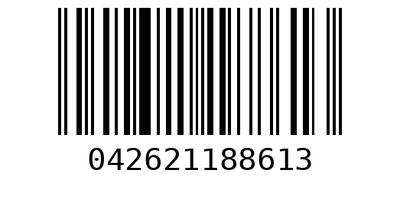 Barcode 042621188613