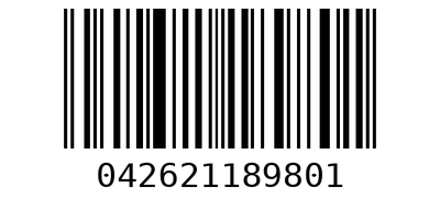 Barcode 042621189801