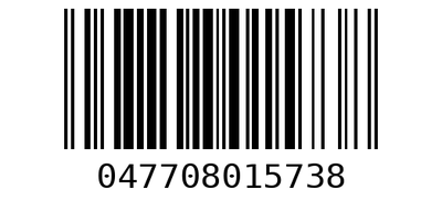 Barcode 047708015738