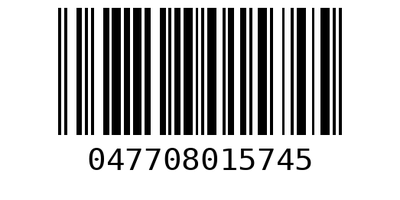 Barcode 047708015745