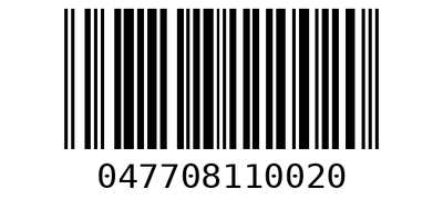 Barcode 047708110020