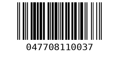 Barcode 047708110037