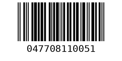 Barcode 047708110051