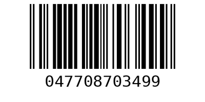 Barcode 047708703499