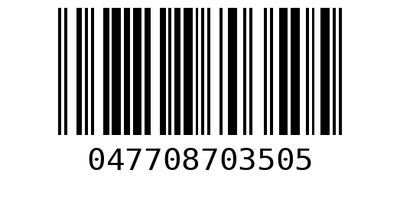Barcode 047708703505