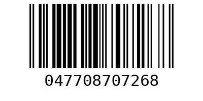 Barcode 047708707268