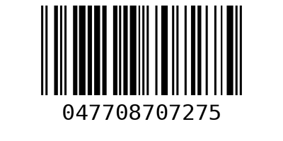Barcode 047708707275