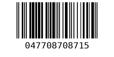 Barcode 047708708715