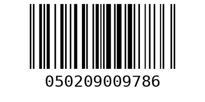 Barcode 050209009786