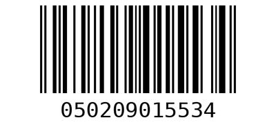 Barcode 050209015534