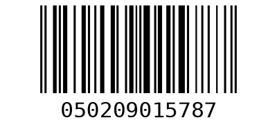 Barcode 050209015787
