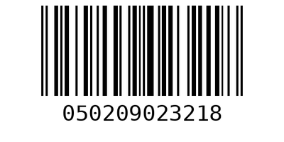 Barcode 050209023218