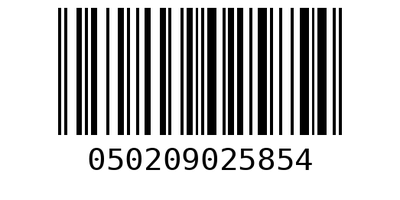 Barcode 050209025854
