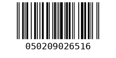 Barcode 050209026516