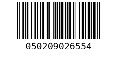 Barcode 050209026554