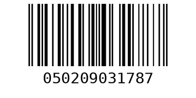 Barcode 050209031787